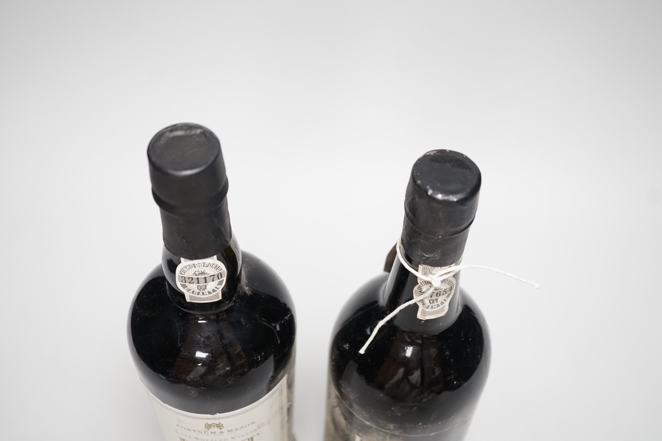 Two bottles of port including a Dow’s 1984 vintage port